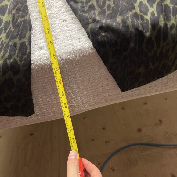 TP Traffic People Women's Wide Leg Green Leopard AOP Pantsuit / Jumpsuit Sz S - Picture 7 of 11